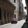 Havana Alley with old car
